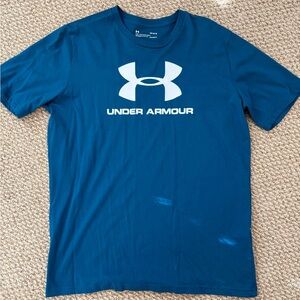Under Armour Men's Teal Short Sleeve Tee - like new!